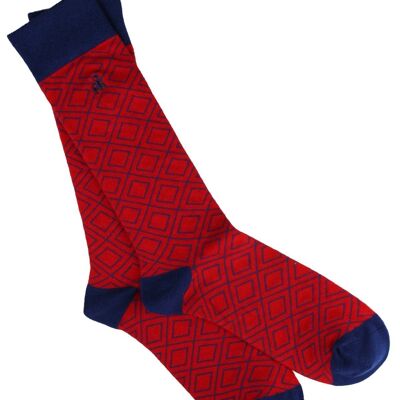 Red Diamond Bamboo Socks (3 Pairs)