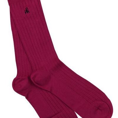 Cerise Bamboo Socks (3 pairs)