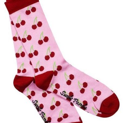 Cherry Bamboo Socks (3 pairs)