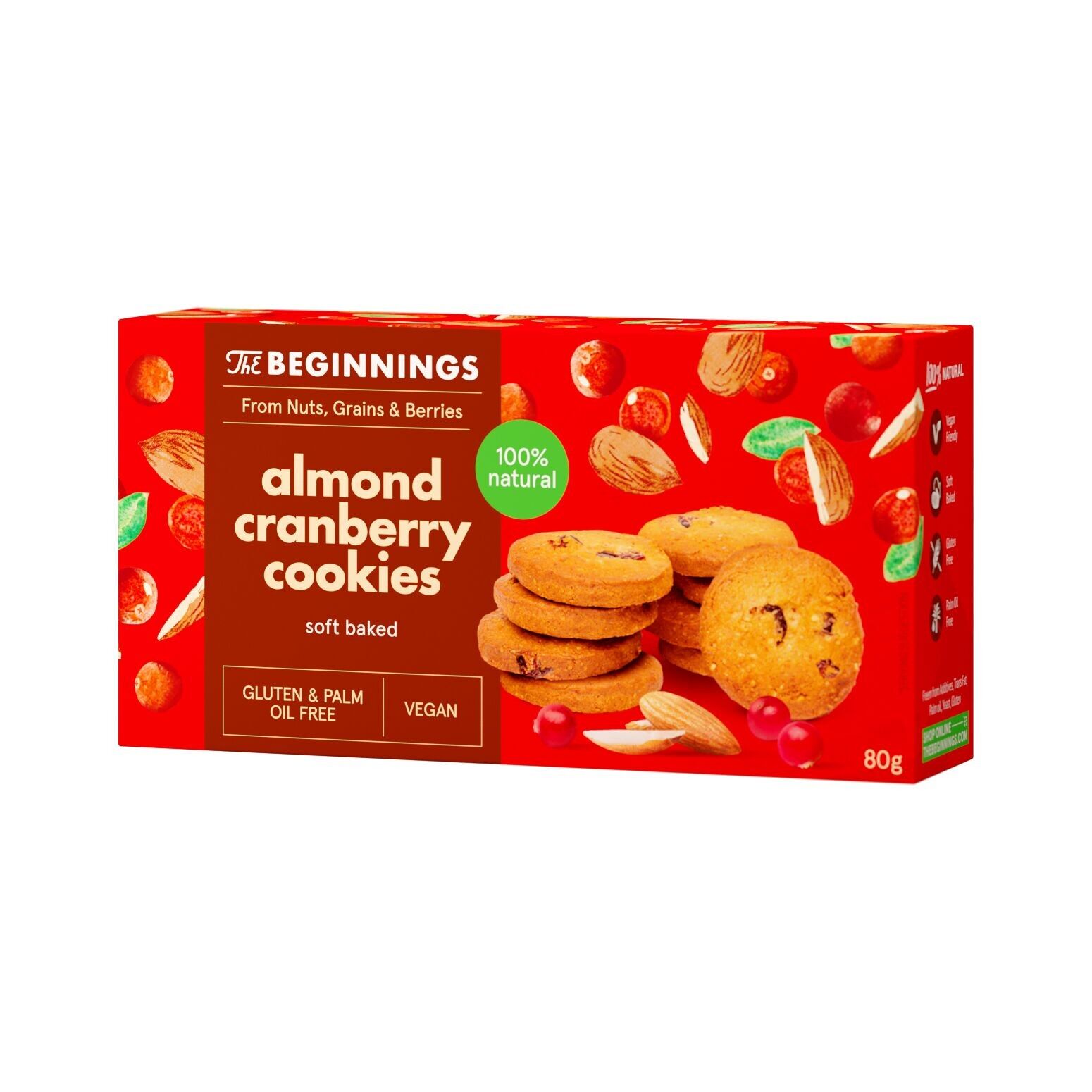 Almond cranberry cookies 80 g