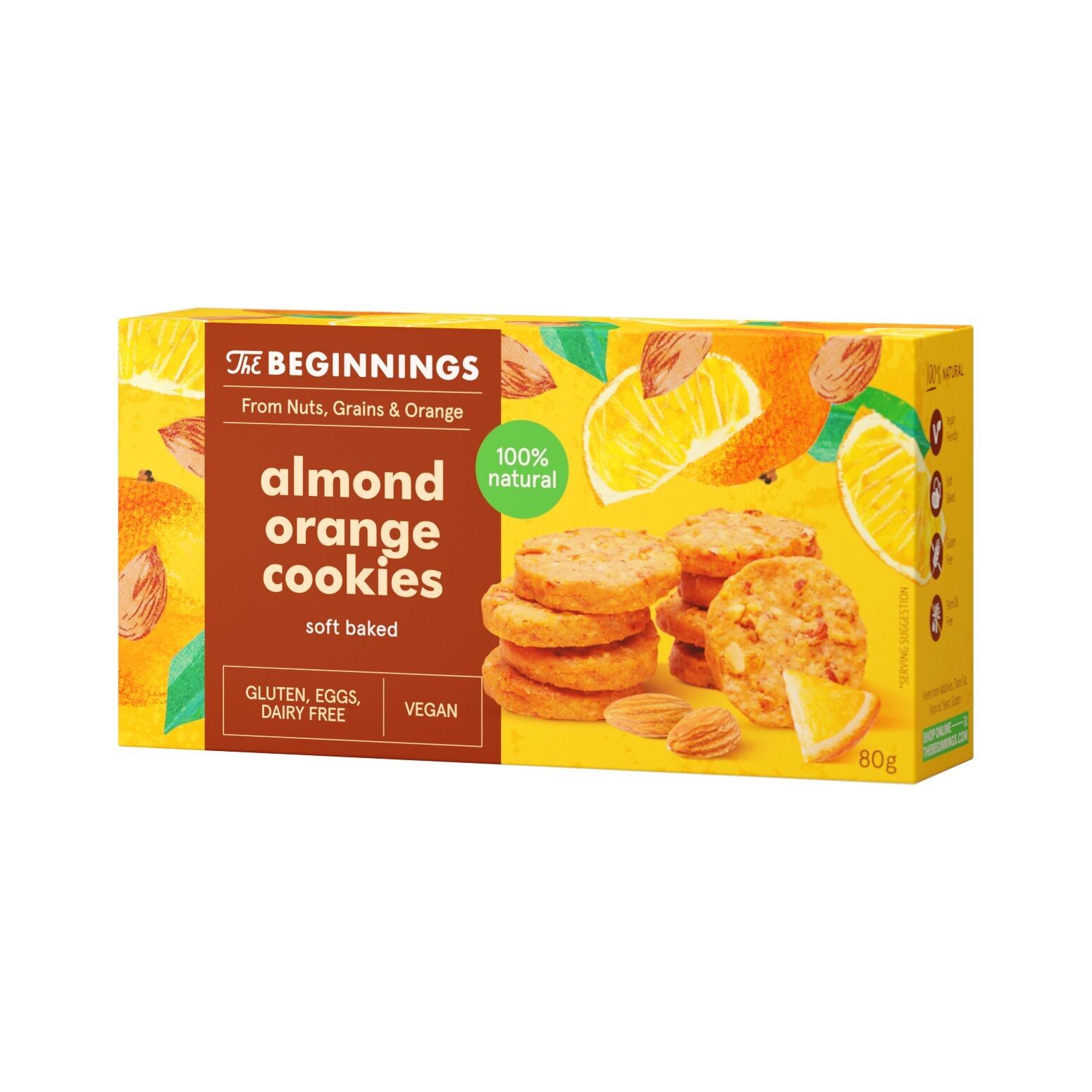 Almond orange cookies 80 g