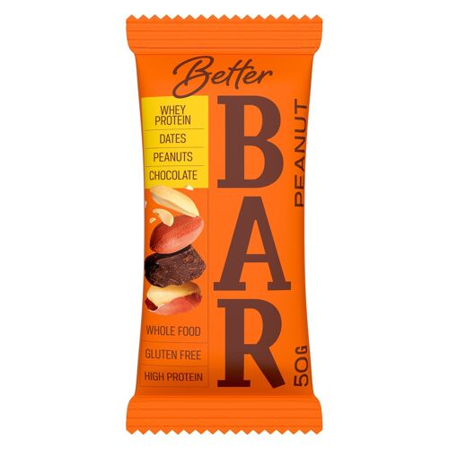 Peanut bar with whey protein 45 g