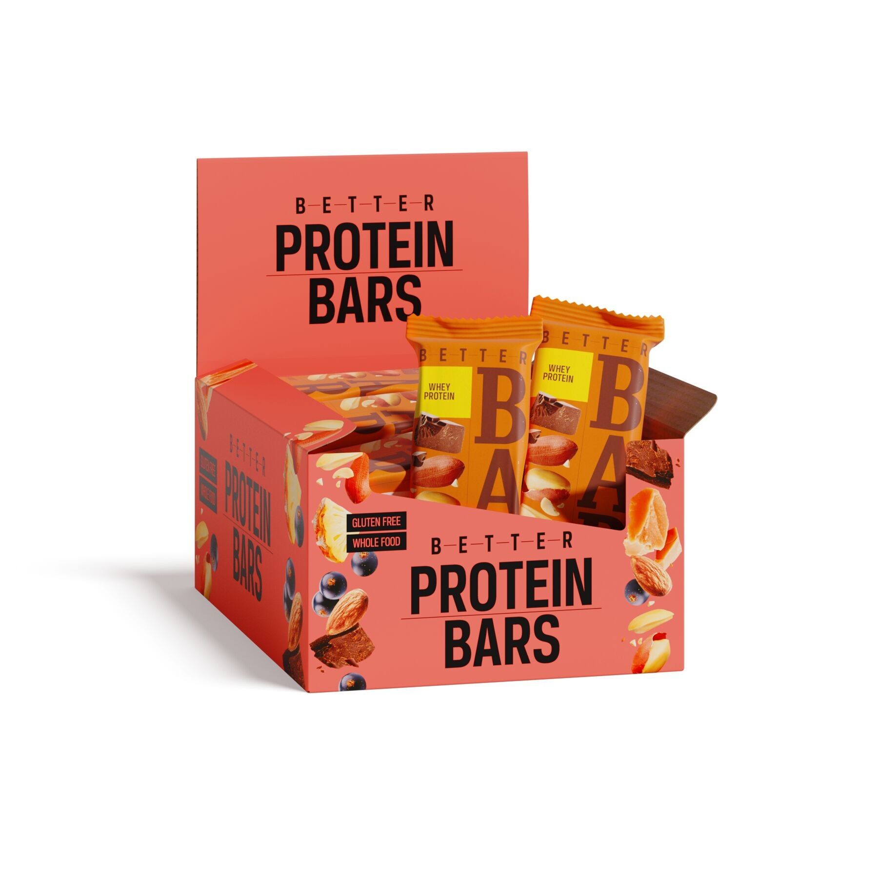 Peanut bar with whey protein 45 g