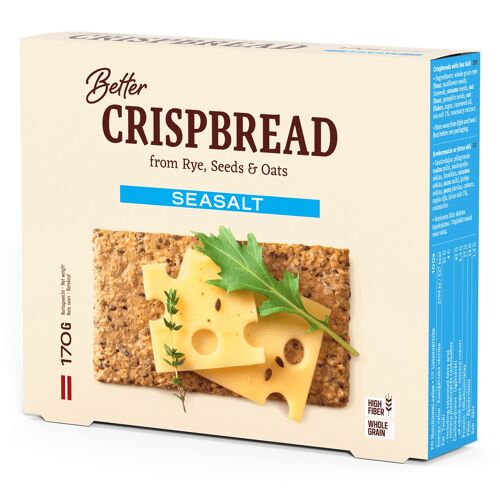 Crispbreads with sea salt 140 g