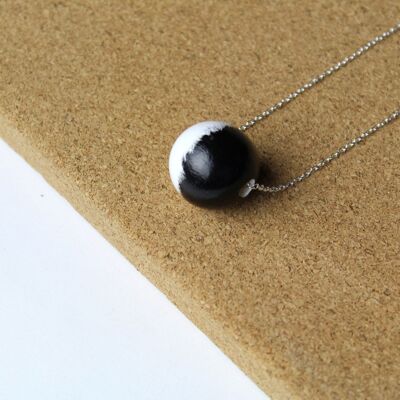 Ball necklace asst - ombre ,