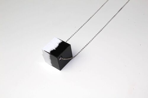 OMBRE Square Hand Painted Necklace ,