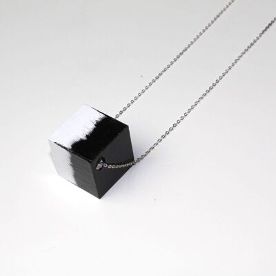 OMBRE Square Hand Painted Necklace ,