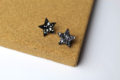 STAR EARRINGS , L 20mm