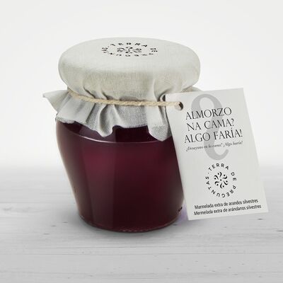 Extra wild blueberry jam from Sierra del Caurel 100 grs. Net. Breakfast in bed? I'd do something!