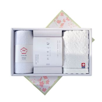 Coffret cadeau serviettes japonaises 100% coton premium, éponge Konjac Face Wash, Imabari fabriqué au Japon 2