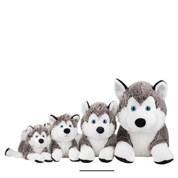 Peluche chien polaire "Husky" taille "L" 8