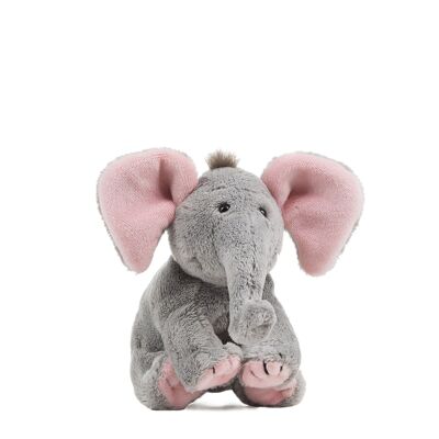 Plush elephant "BabySugar" rose size "XS"