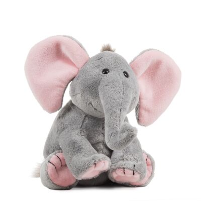 Plush elephant "BabySugar" rose size "M"