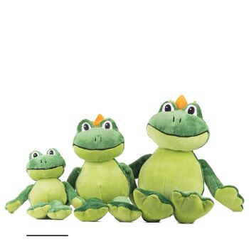 Peluche grenouille "Charles" taille "S" 8