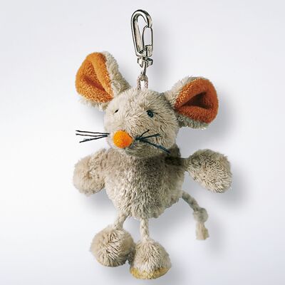 Porte-clés peluche souris "Eddi"