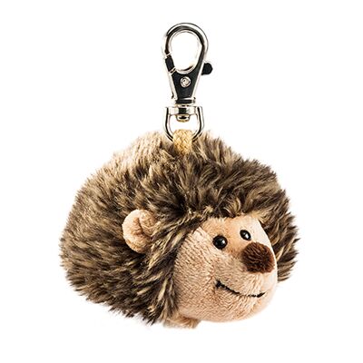 Plush key chain hedgehog "Iggy" lying down
