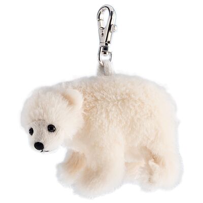 Porte-clés peluche ours polaire "Iluk"