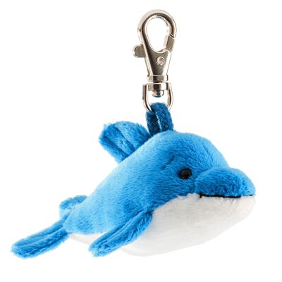 Porte-clés peluche dauphin "Flip"