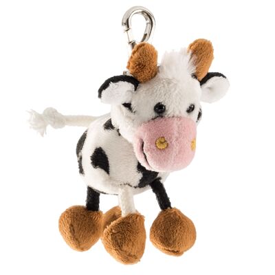 Porte-clés peluche vache "Alma"