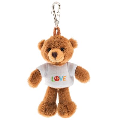 Plush keychain teddy "Love"