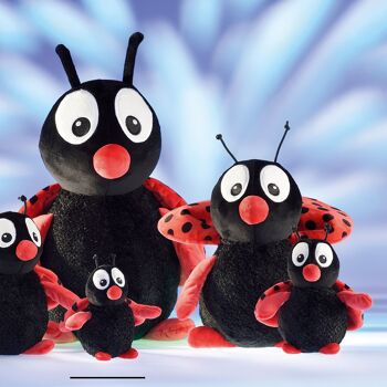 Peluche coccinelle "Buggy" 14cm 4