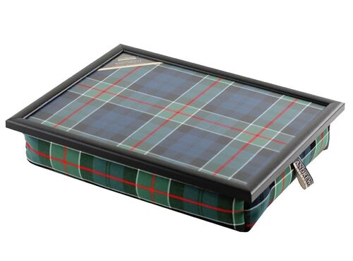 Lap tray with cushion tartan Colquhoun allover