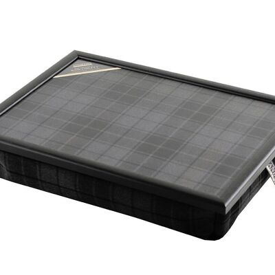 Lap tray with cushions Tartan Gray Highlander Allover