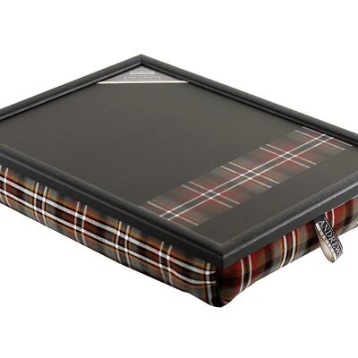 Lap tray with cushions Tartan Scott Weathered Stripe