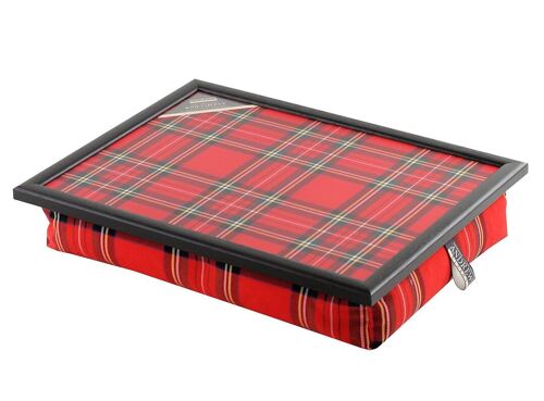 Lap tray with cushions Royal Stewart Allover tartan
