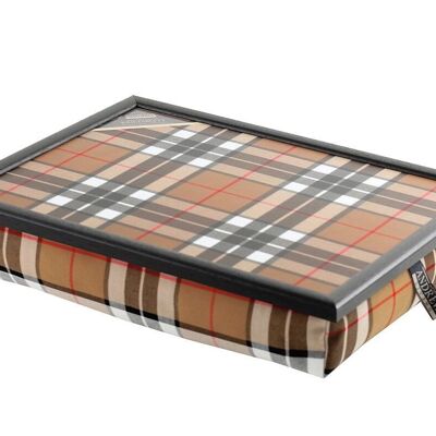 Lap tray with cushions Tartan Thomson Camel Allover
