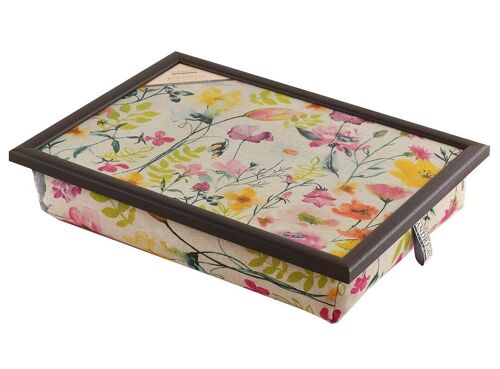 Andrews lap tray with cushions Cottage Garden Flower