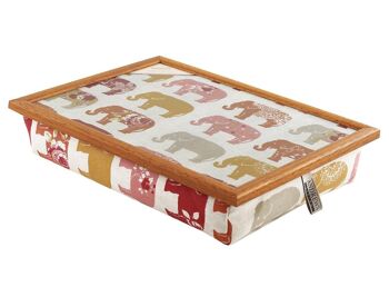 Lap Tray Laptray avec plateau de coussin pour ordinateur portable Elephant 1