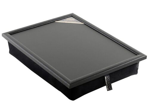 Lap tray laptray with cushion tray for laptop black uni