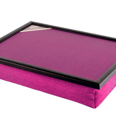 Lap tray with cushion Laptray Uni Pink