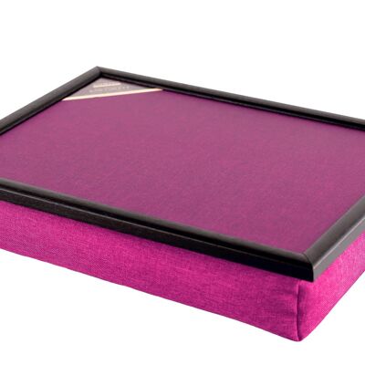 Plateau avec coussin Laptray Uni Rose