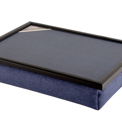 Lap tray with cushion Laptray Uni Dark Blue