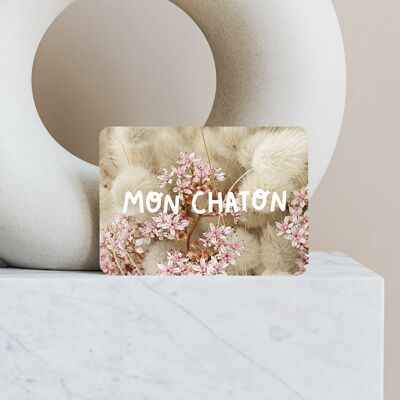 Carte Mon chaton - A6