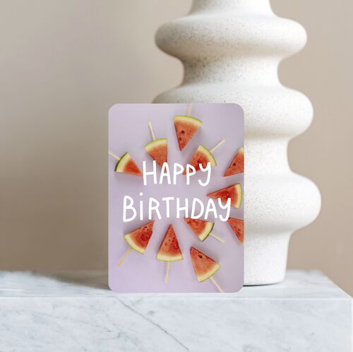 Carte Happy birthday - A6