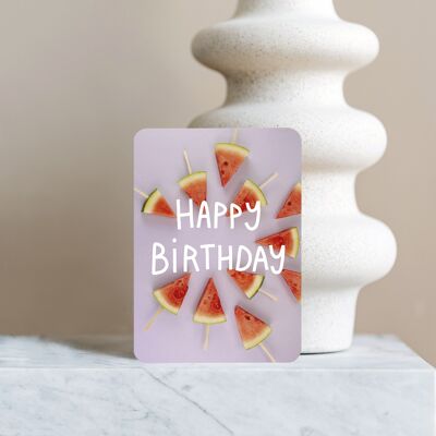 Happy birthday card - A6