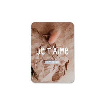 Carte Je t'aime - A6 2