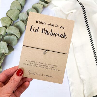 Un pequeño deseo para decir Eid Mubarak - Pulsera de deseos