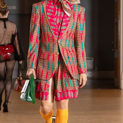 Bufanda de seda con estampado exclusivo de Helen Anthony