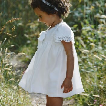 ROBE FILLE BLANCHE 2