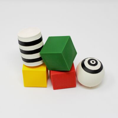 SET Astronomia (3 cubes, cylinder & ball)