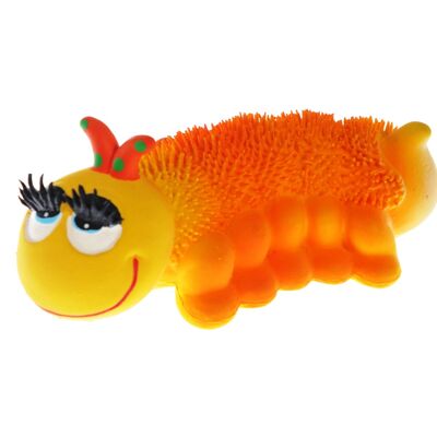 HEADY the Caterpillar Yellow, w/squeaker