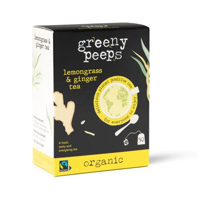 Lemongrass and Ginger Tea Value Pack - Organic - 50 bags