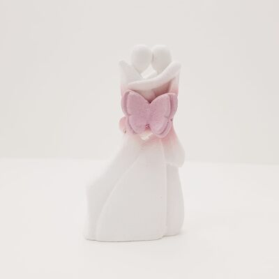 Spouses – Mignon Ornament Statue, pink butterfly
