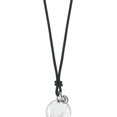 MeomAr- Man Leather Necklace with Pendant