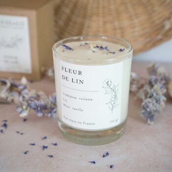 Fleur de Lin Bougie parfumée collection essentielle 2