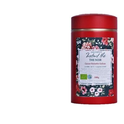 Organic black tea Cocoa Hazelnut Saffron, 100g, 66 cups